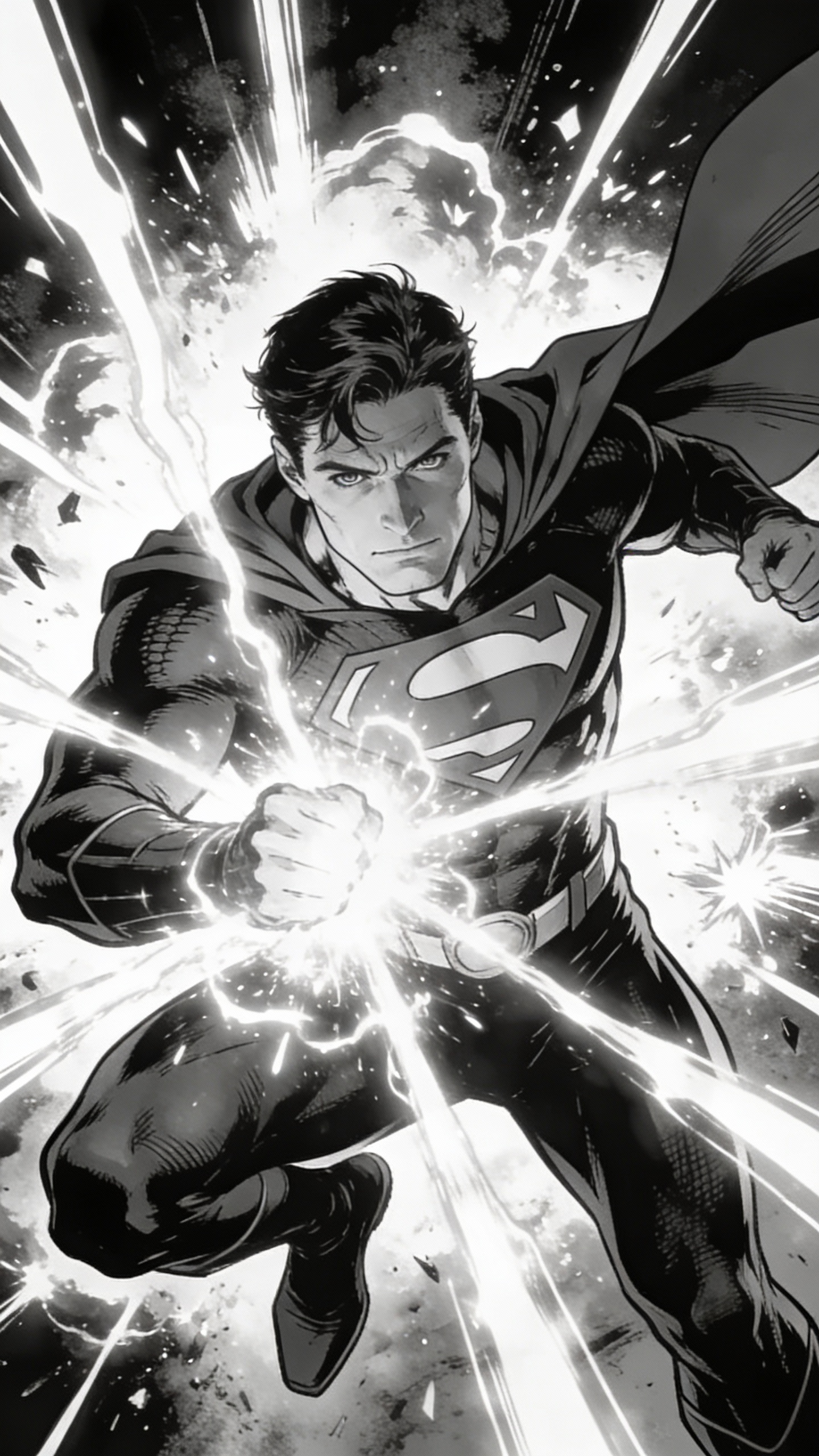 Superman Unleashing Power