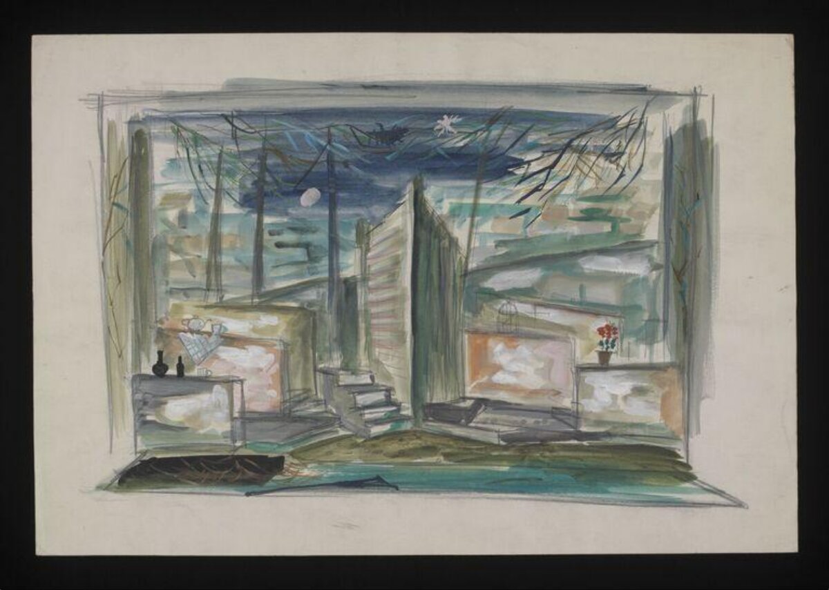 Theater Set Design Sketch