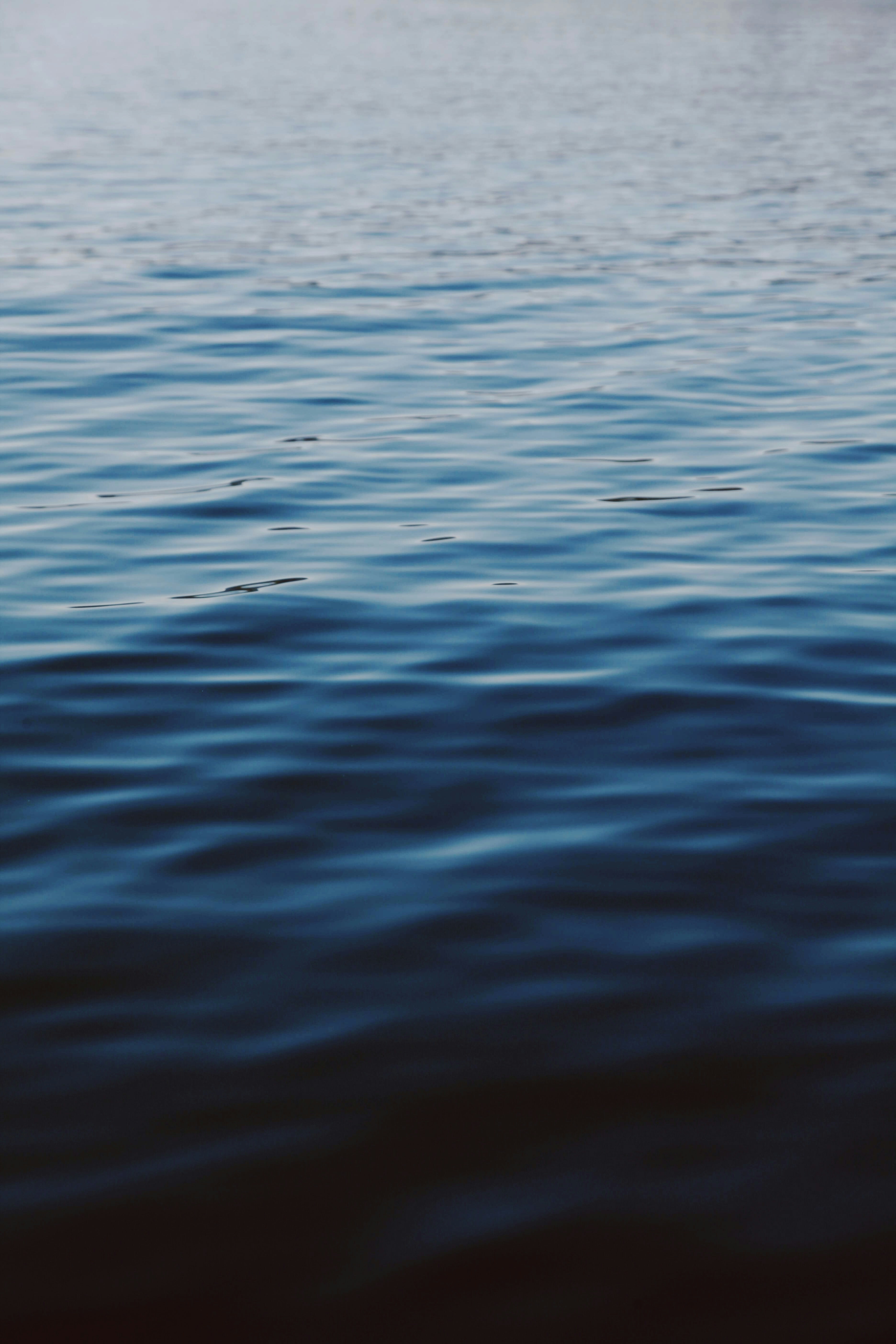 Calm Blue Water Surface