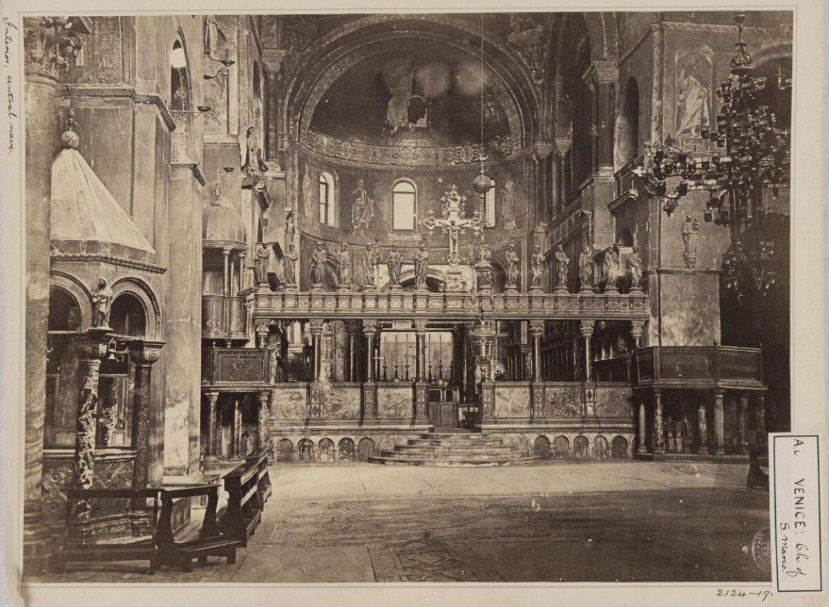 St Mark's Basilica Central Nave Interior