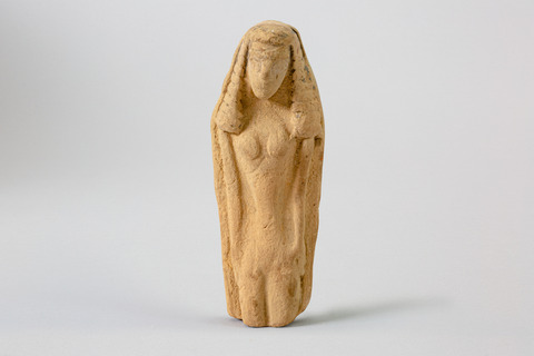 Ancient Clay Female Figurine