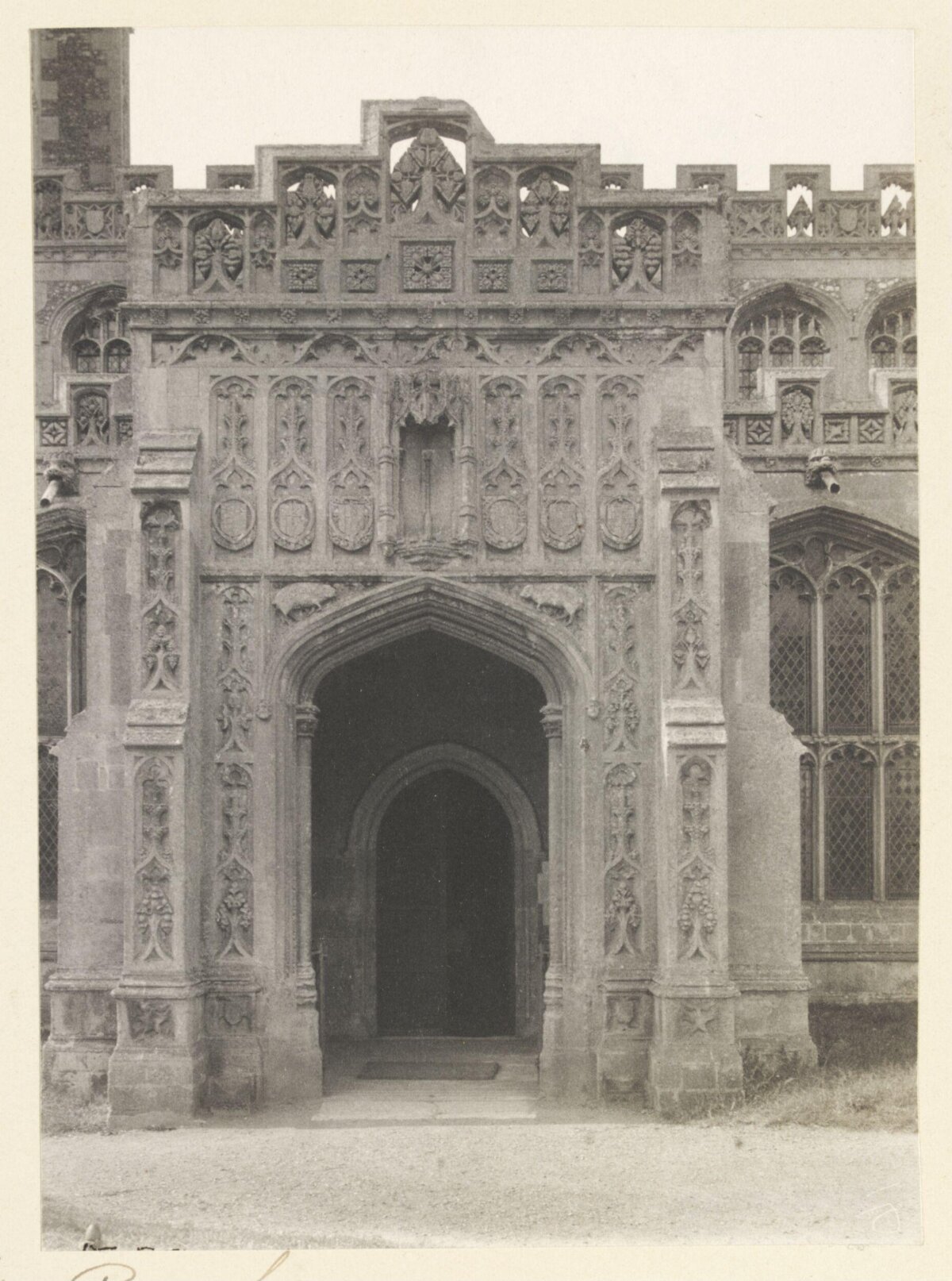 Ornate Gothic Stone Entrance