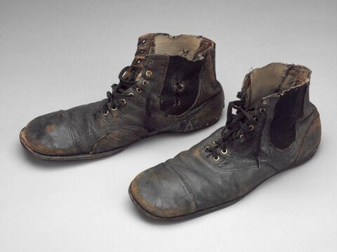Pair of Worn Old Leather Boots