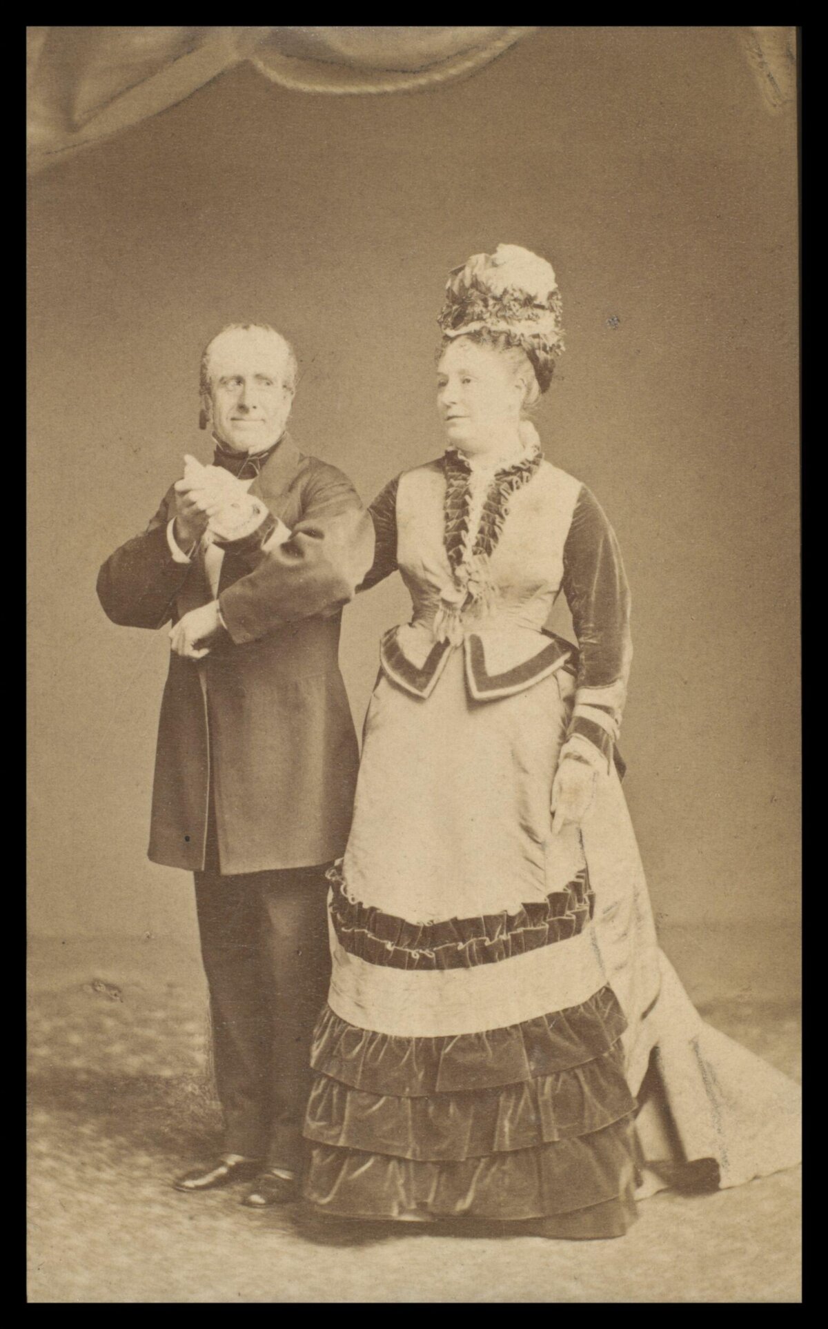 Studio Portrait of Victorian Couple