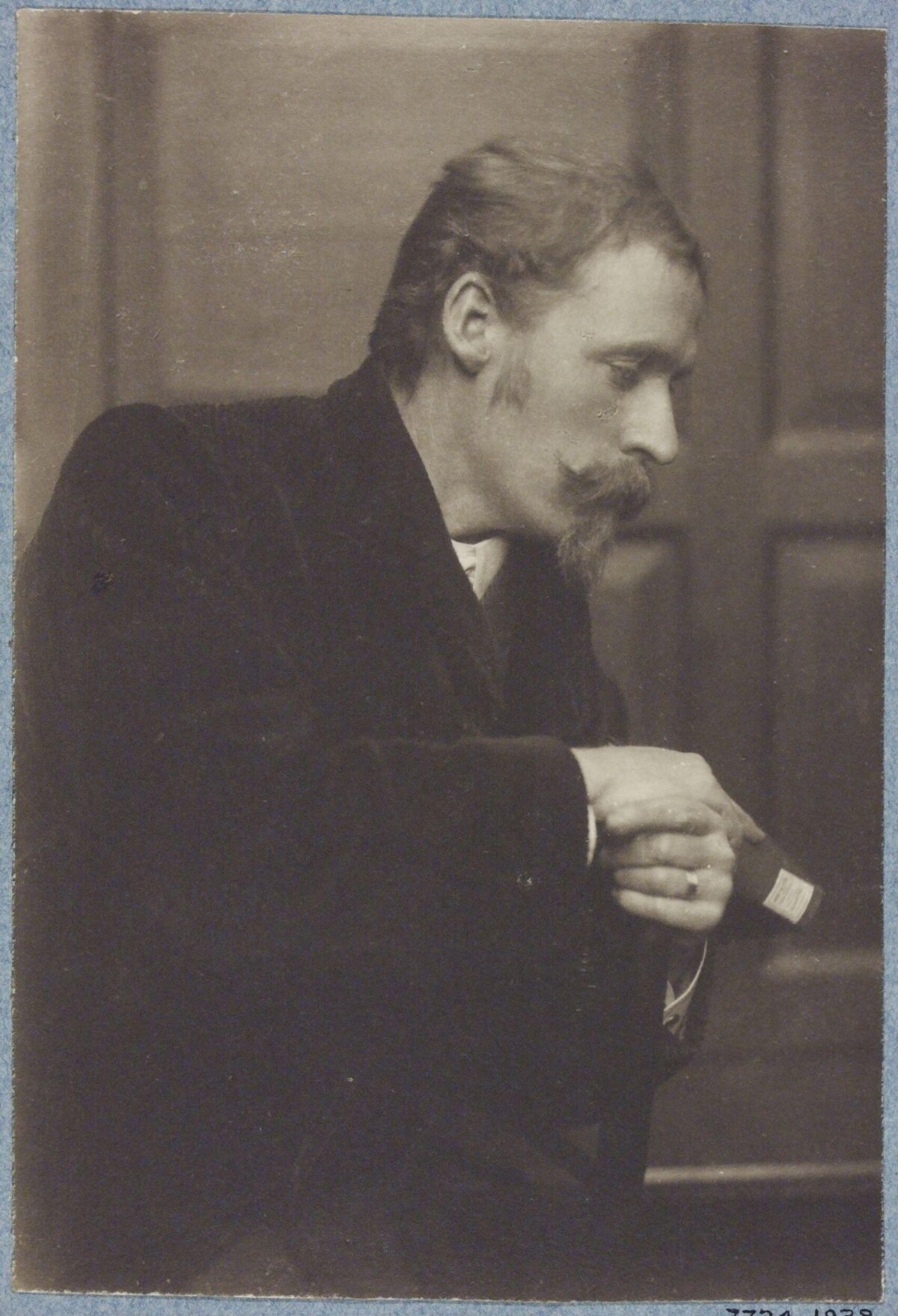 Vintage Portrait of Victorian Man