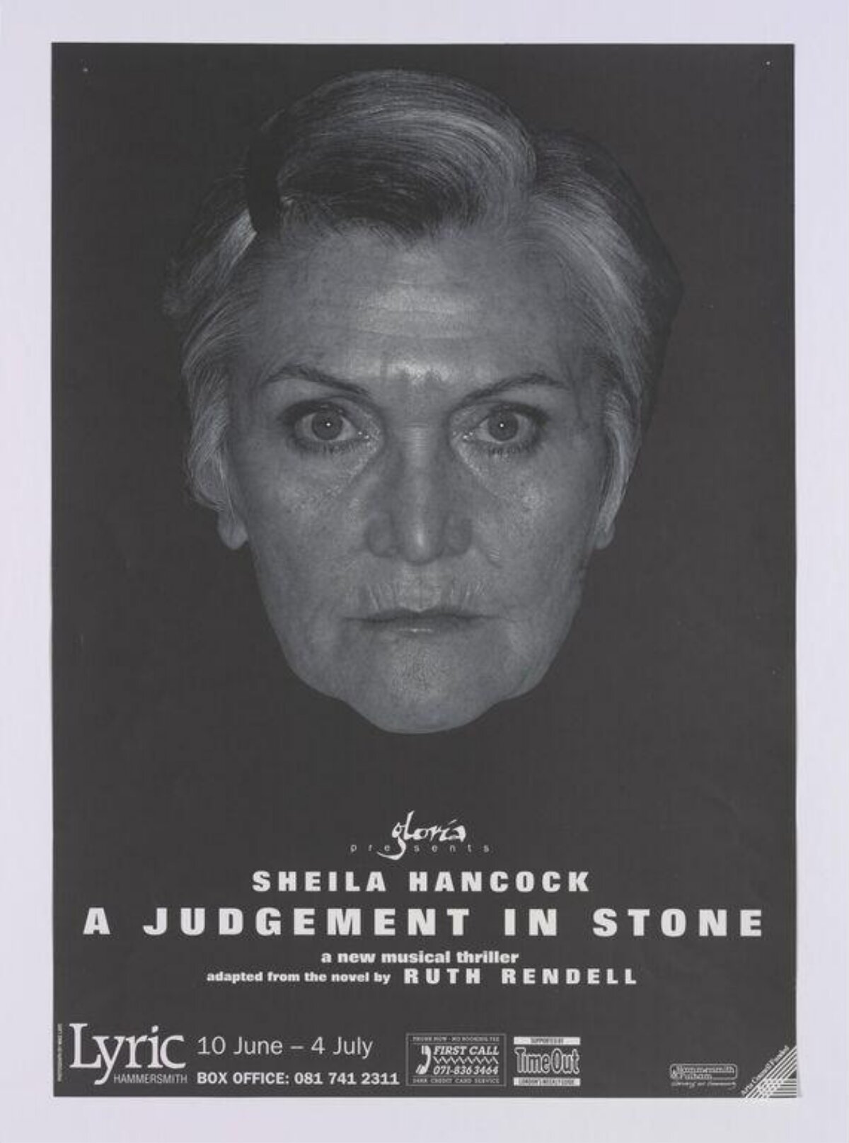 A Judgement In Stone Theatre Poster
