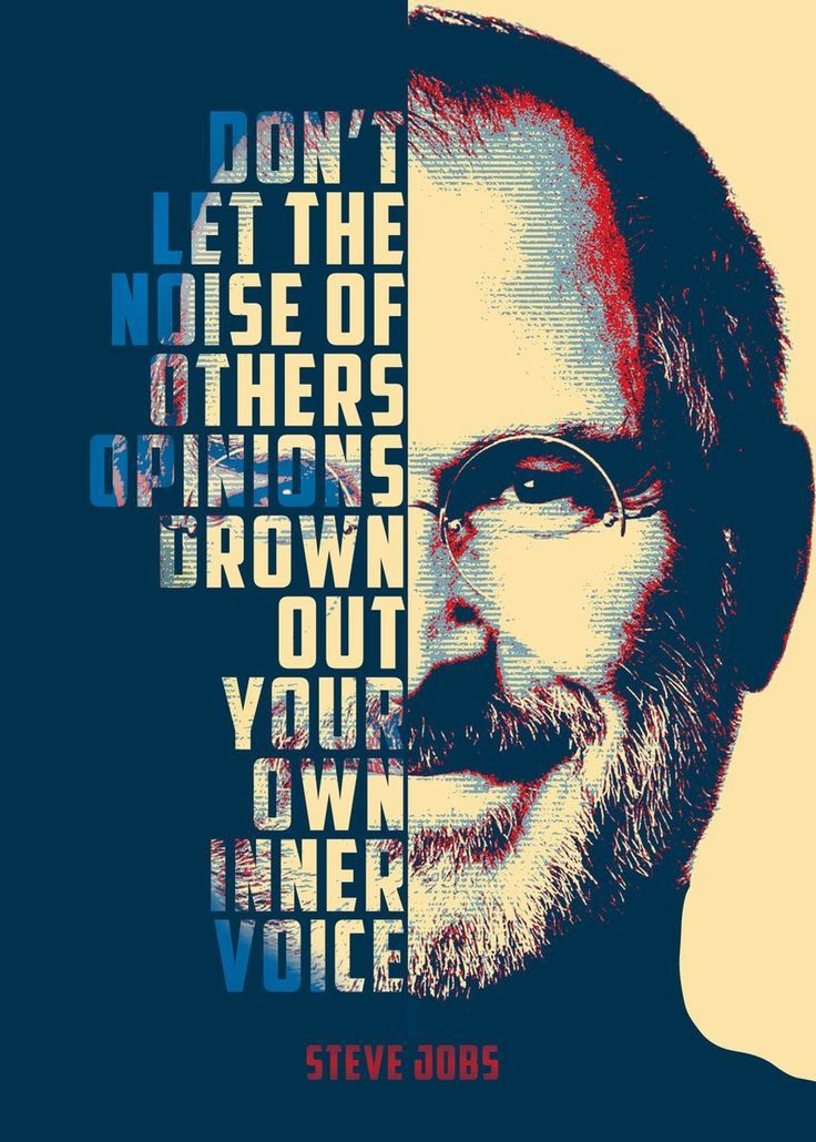 Steve Jobs Motivational Quote Poster