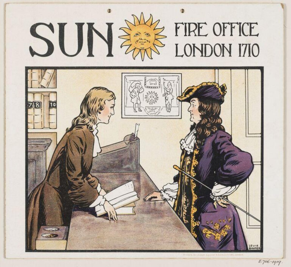 Vintage Sun Fire Office Advertisement