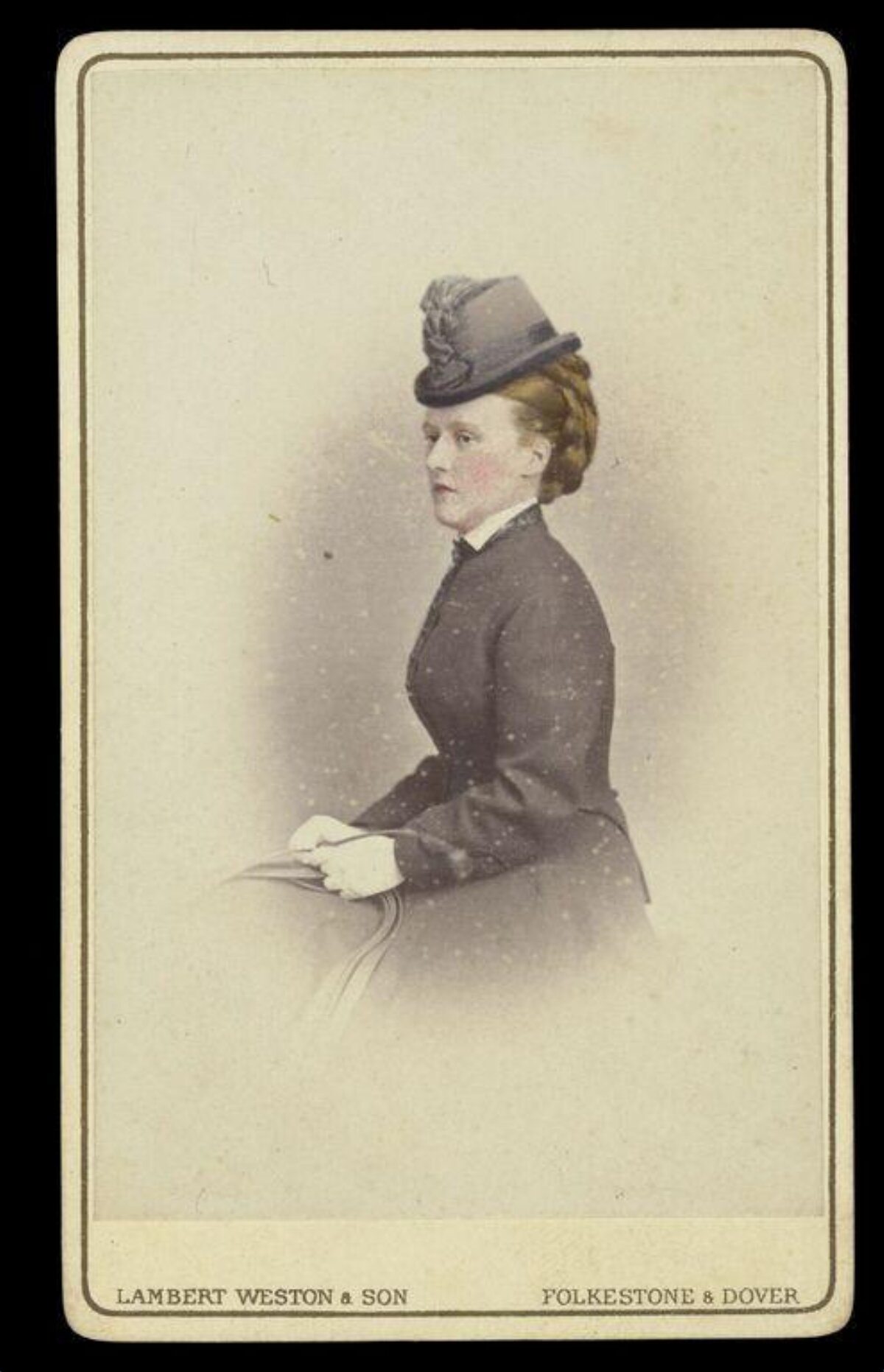 Victorian Woman Cabinet Card Portrait