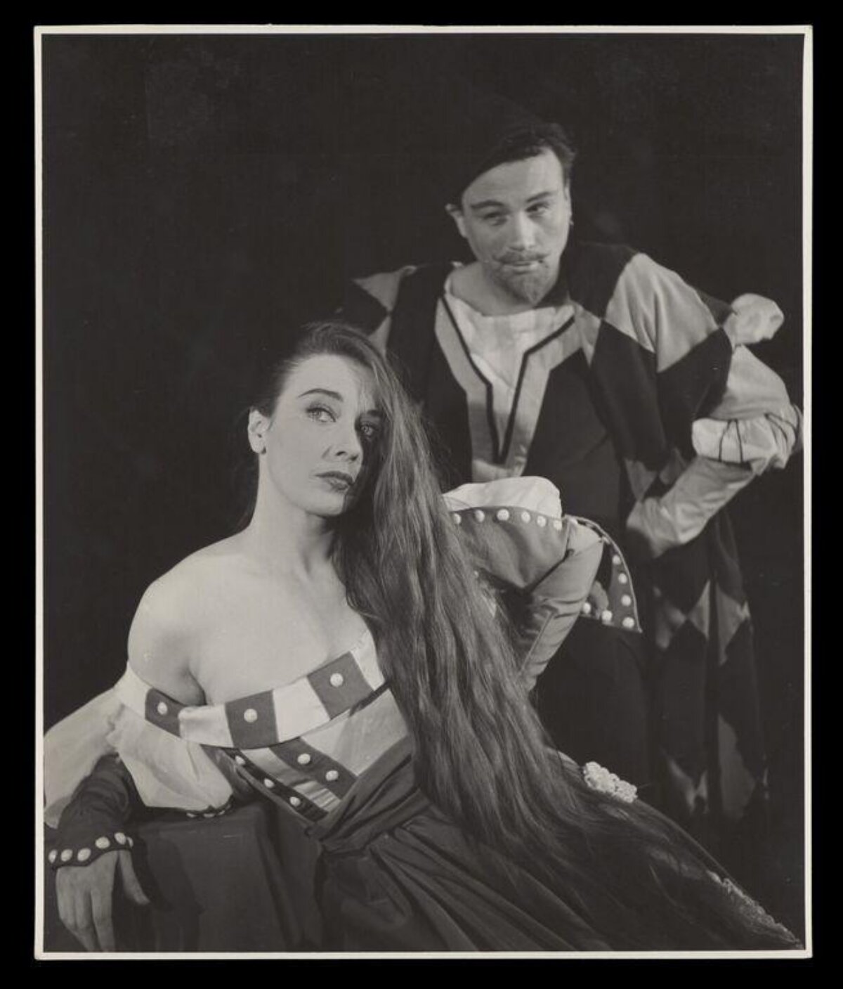 Vintage Stage Play Performance Portrait