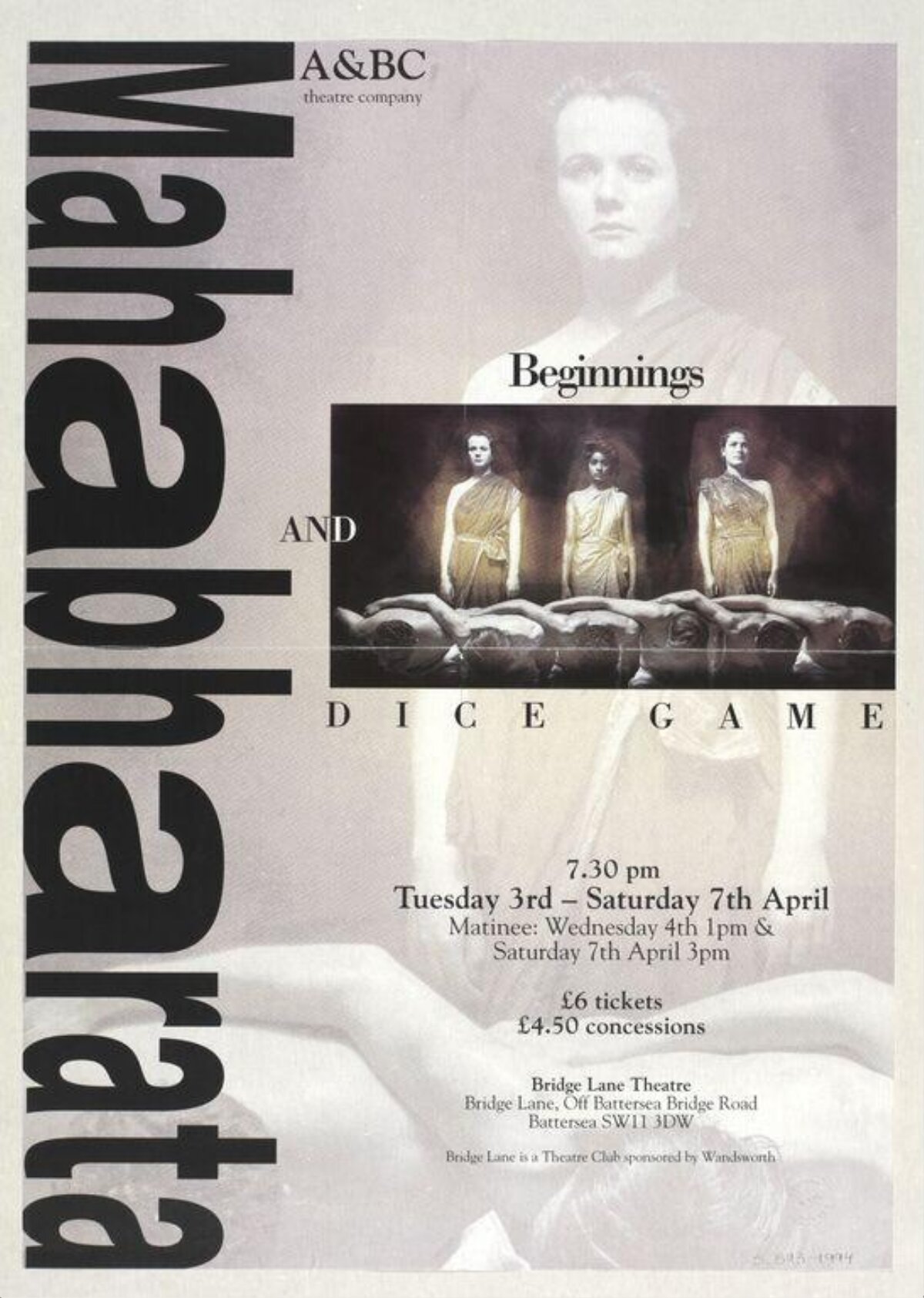 Mahabharata Theatre Performance Poster