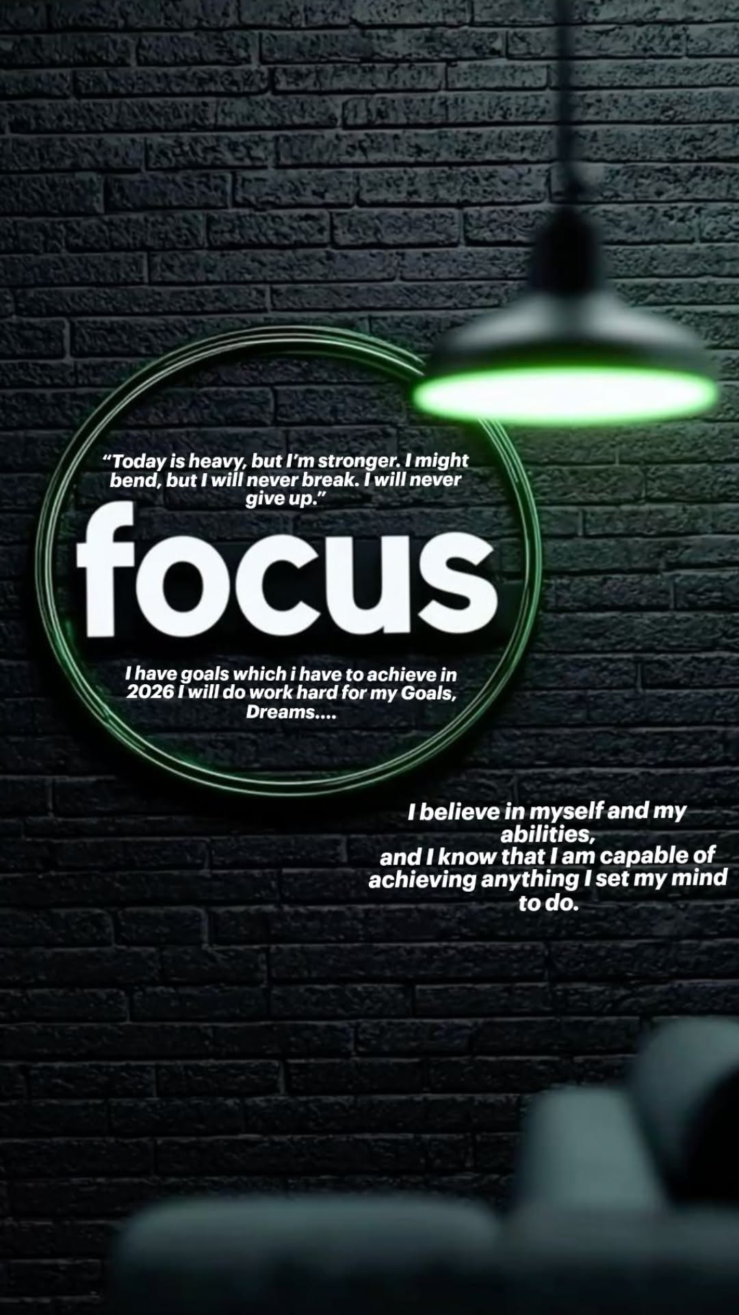 Focus Motivational Quote Poster