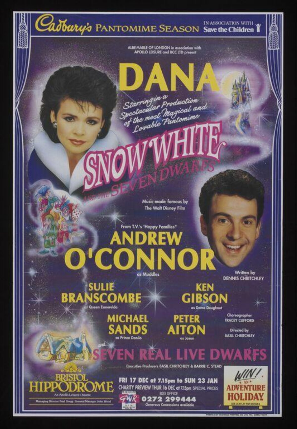 Snow White Pantomime Show Poster