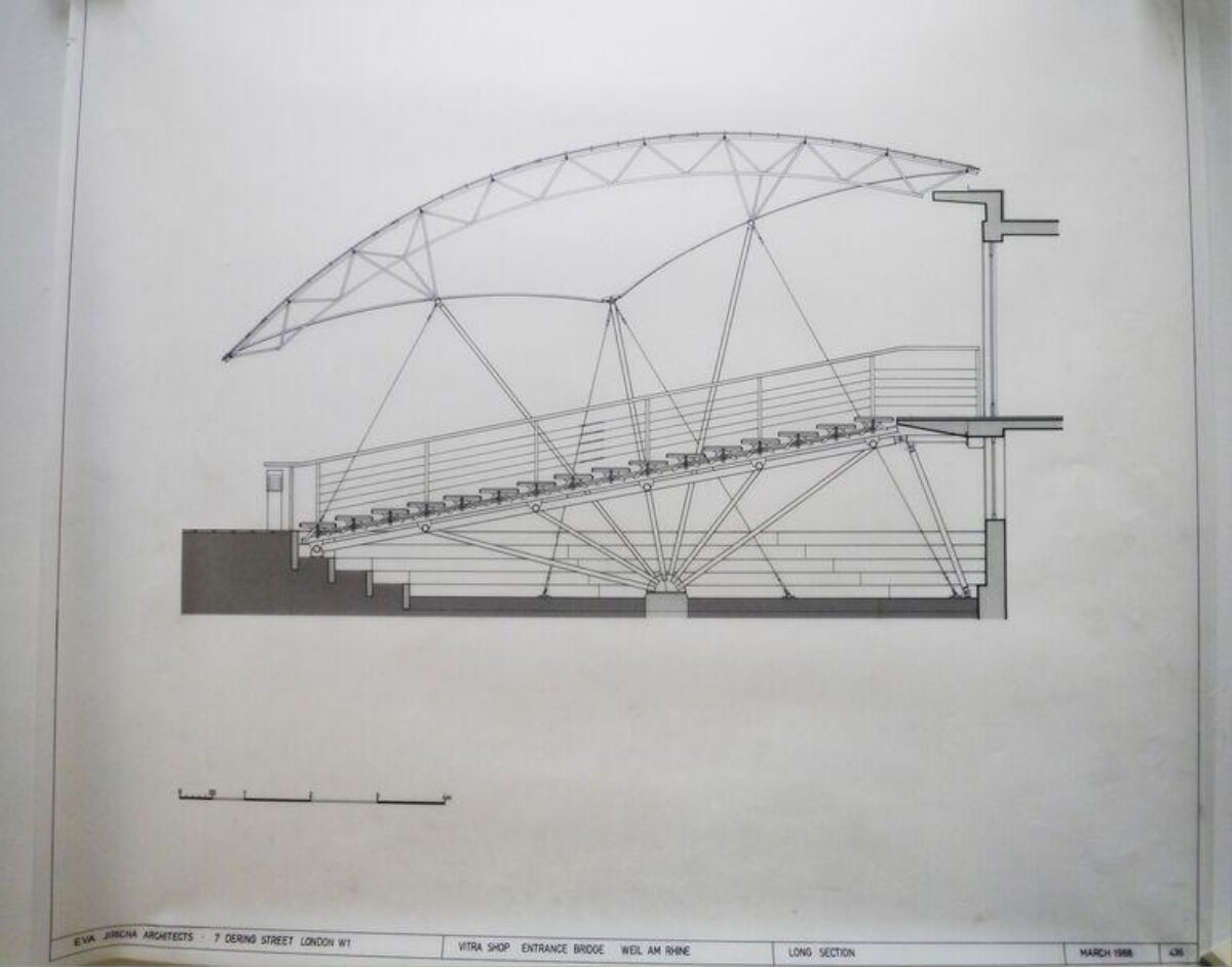 Vitra Entrance Bridge Section Drawing