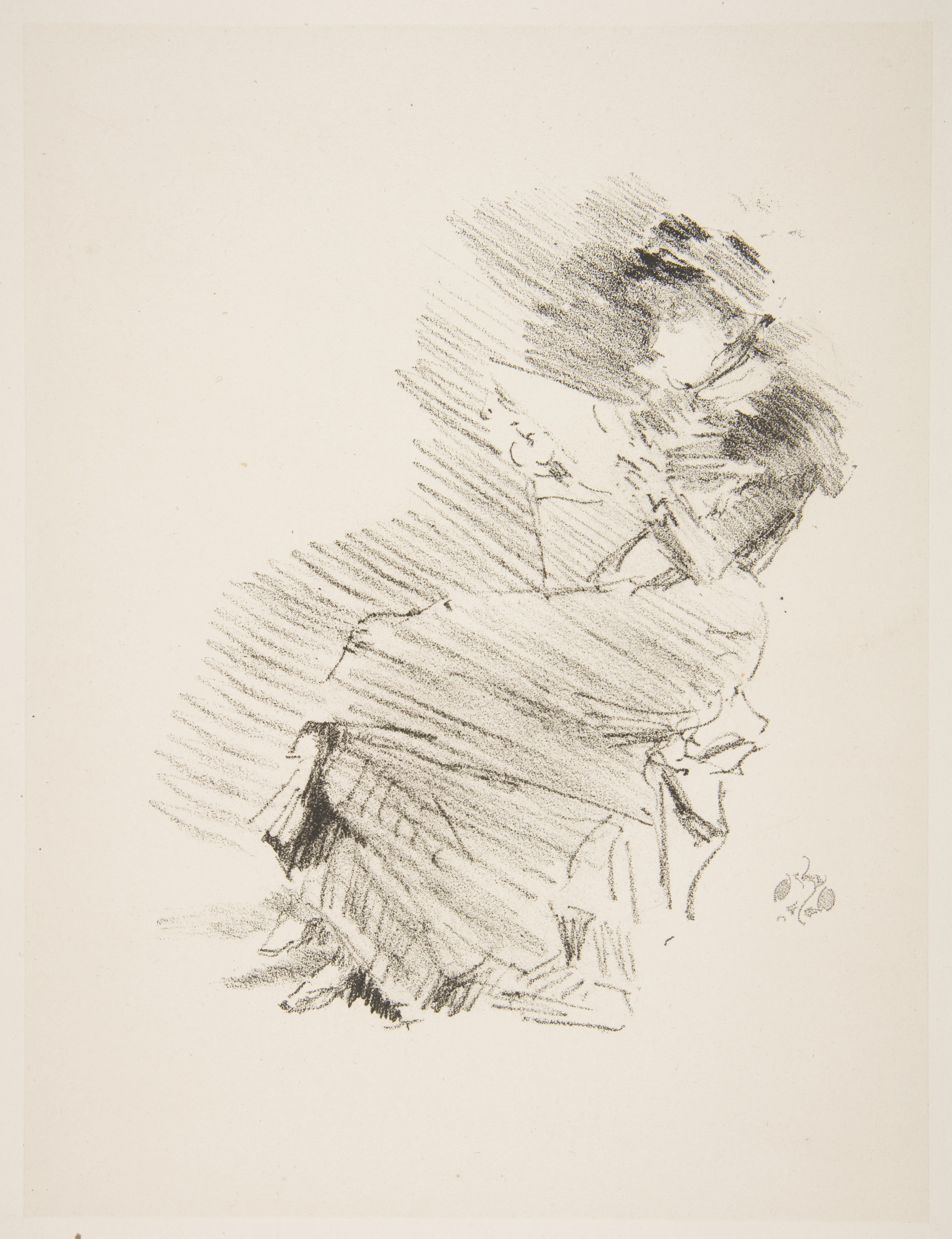 Seated Woman Reading Sketch