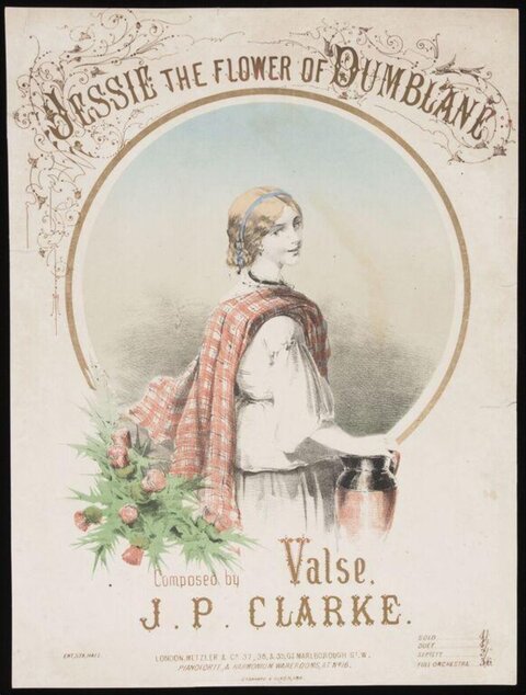 Jessie the Flower of Dumblane Sheet Music Cover