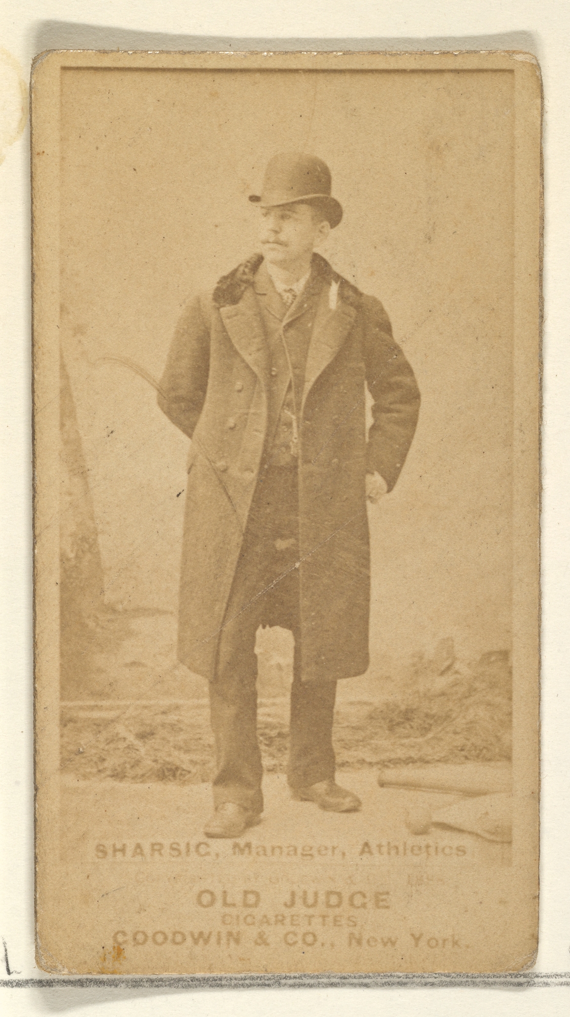 Sharsic Old Judge Cigarette Card Portrait