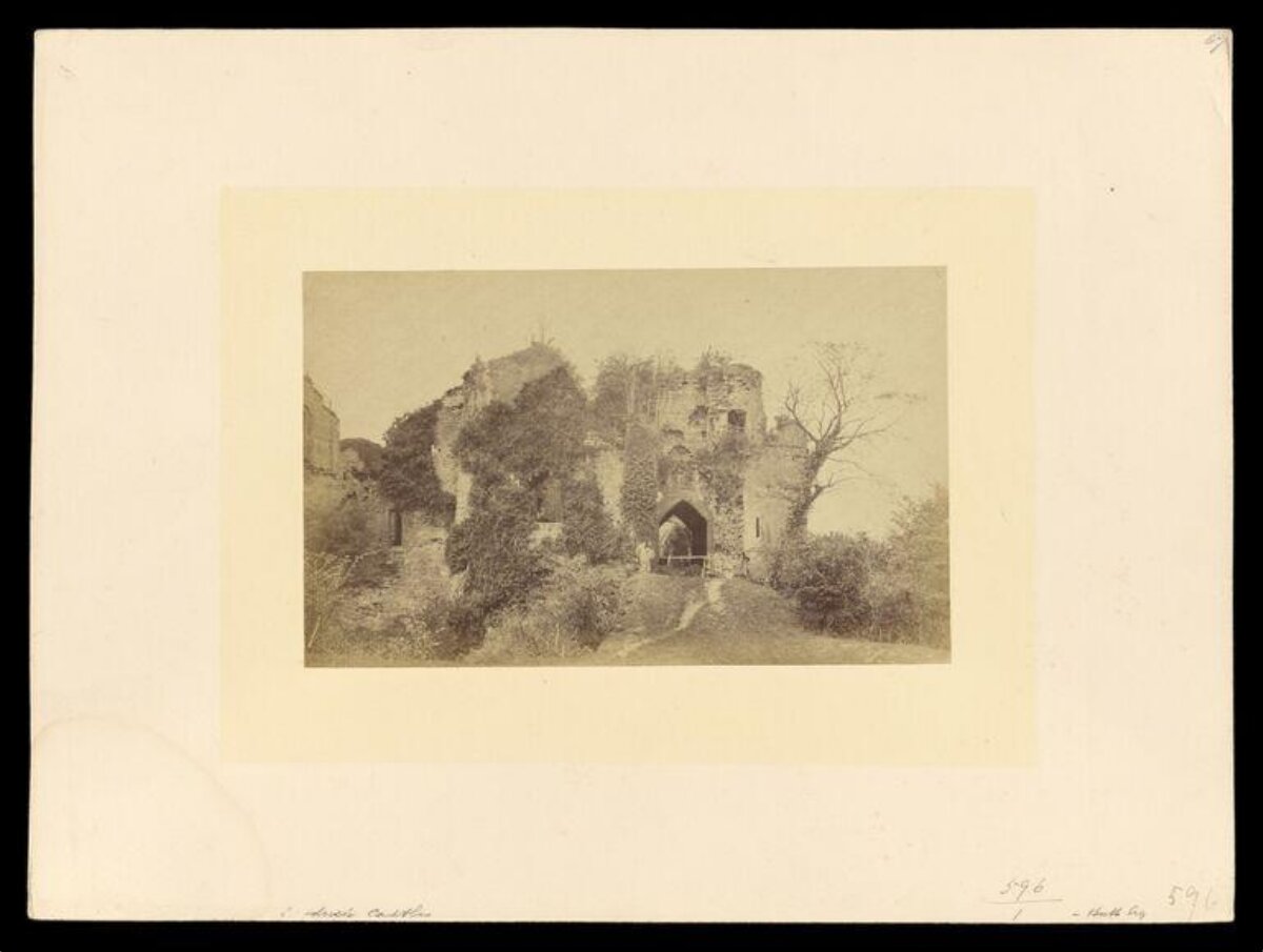 Castle Ruin Covered in Ivy