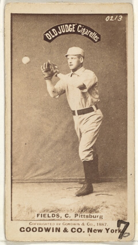 1887 Old Judge Baseball Cigarette Card