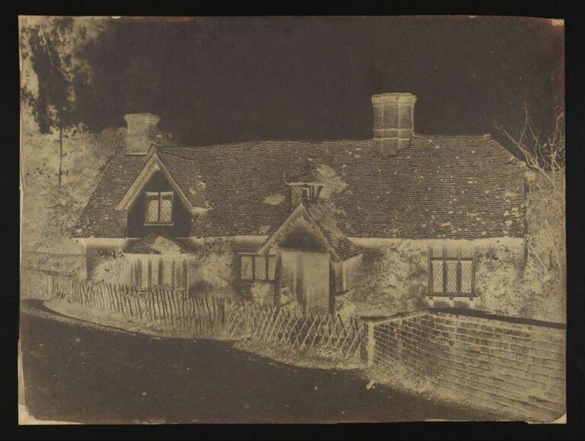 Vintage Photo of Country Cottage