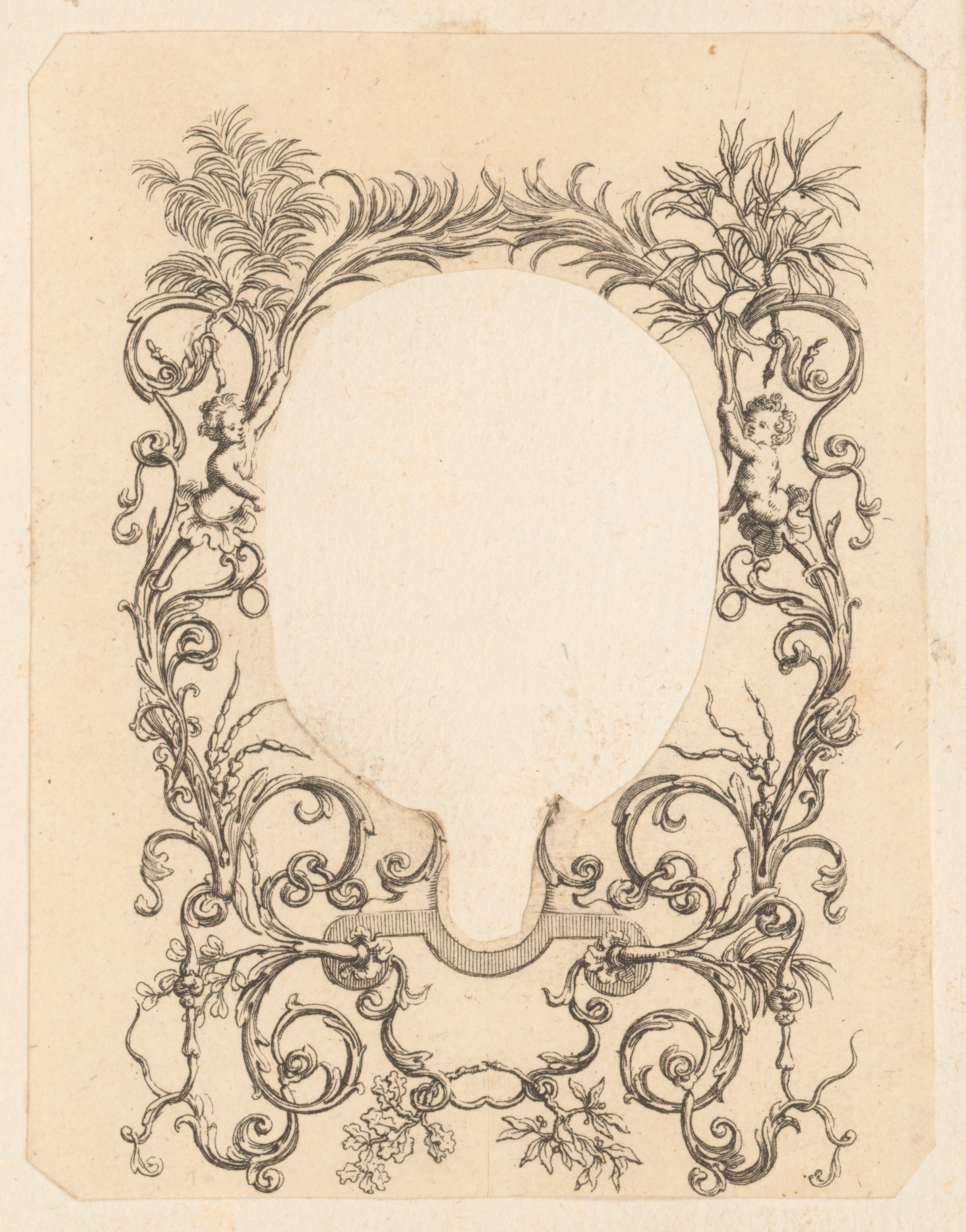 Vintage Engraved Ornament Frame