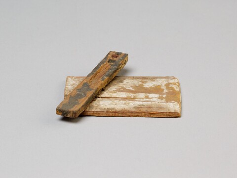 Ancient Wooden Artifact Fragments