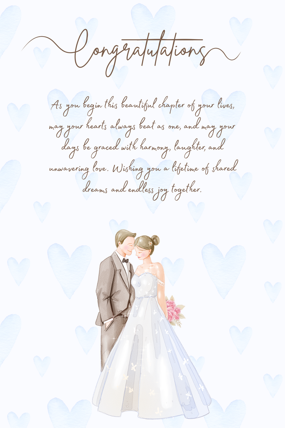 Wedding Congratulations Greeting Card