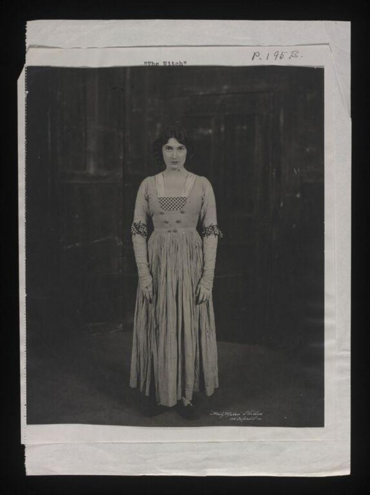 The Witch Vintage Stage Portrait