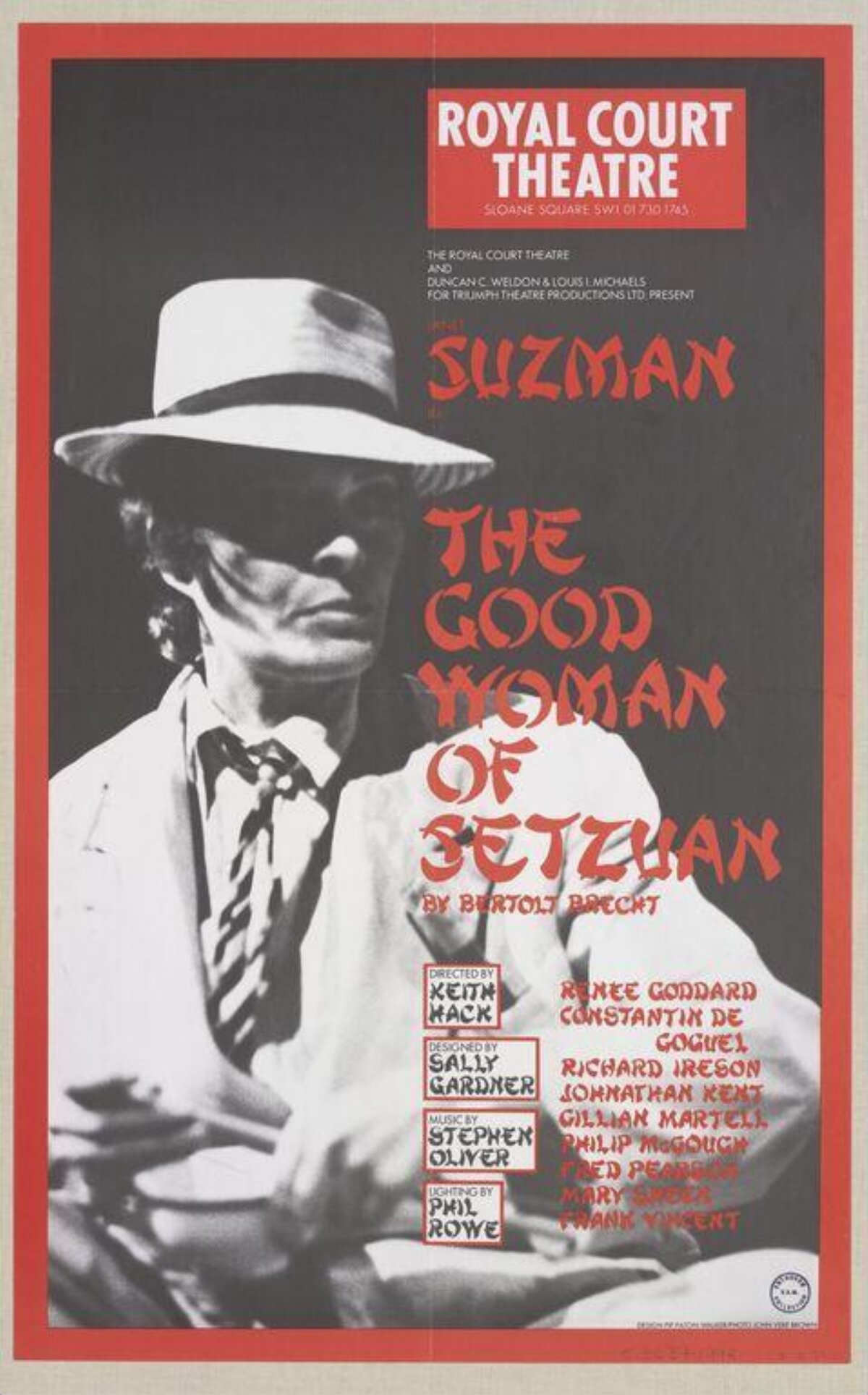 The Good Woman of Setzuan Theatre Poster