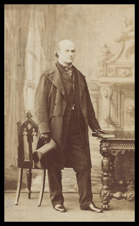 19th Century Gentleman Studio Portrait