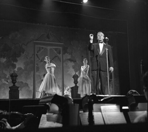 Stage Performance With Singer and Dancers
