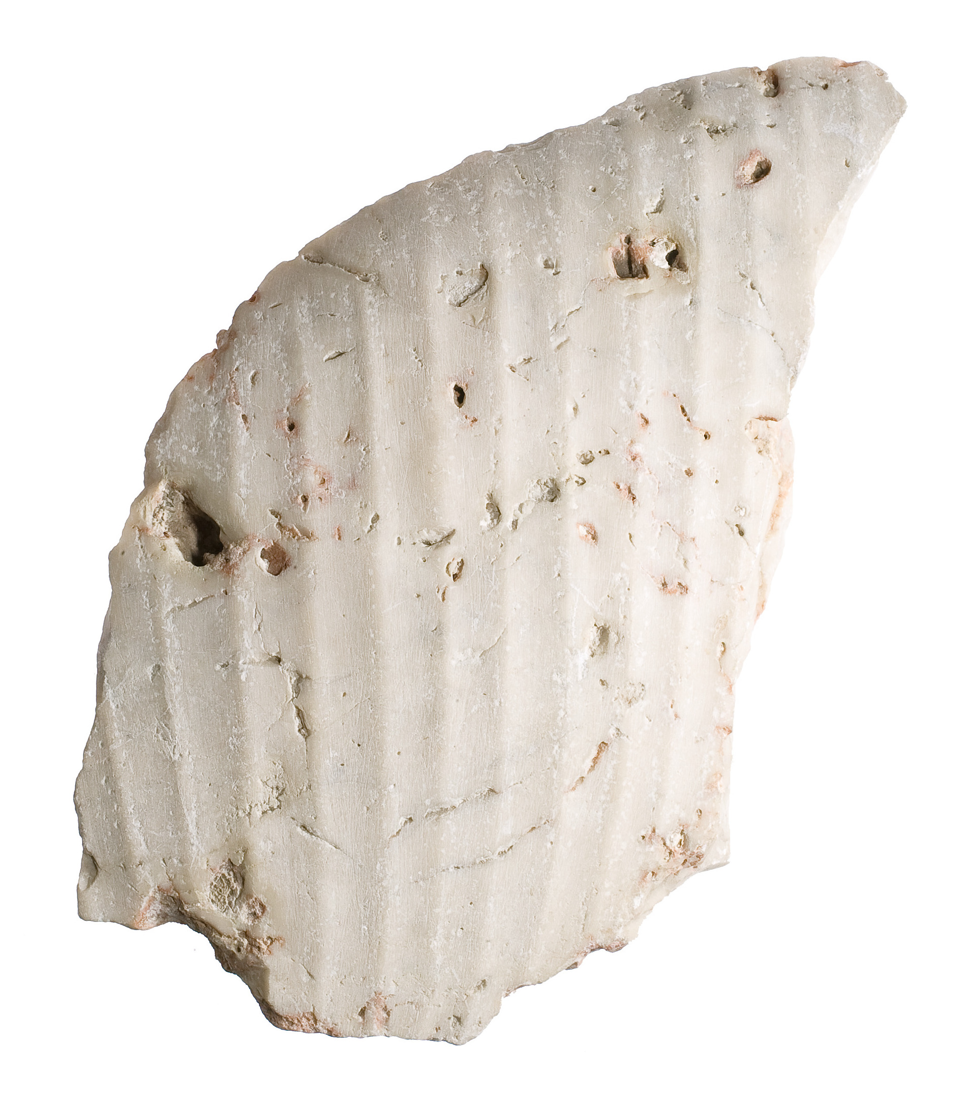 Fluted Ancient Stone Fragment