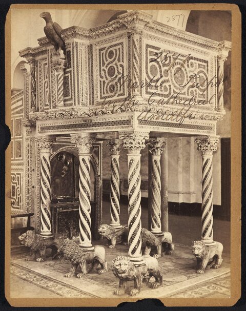 Marble Pulpit in Amalfi Cathedral