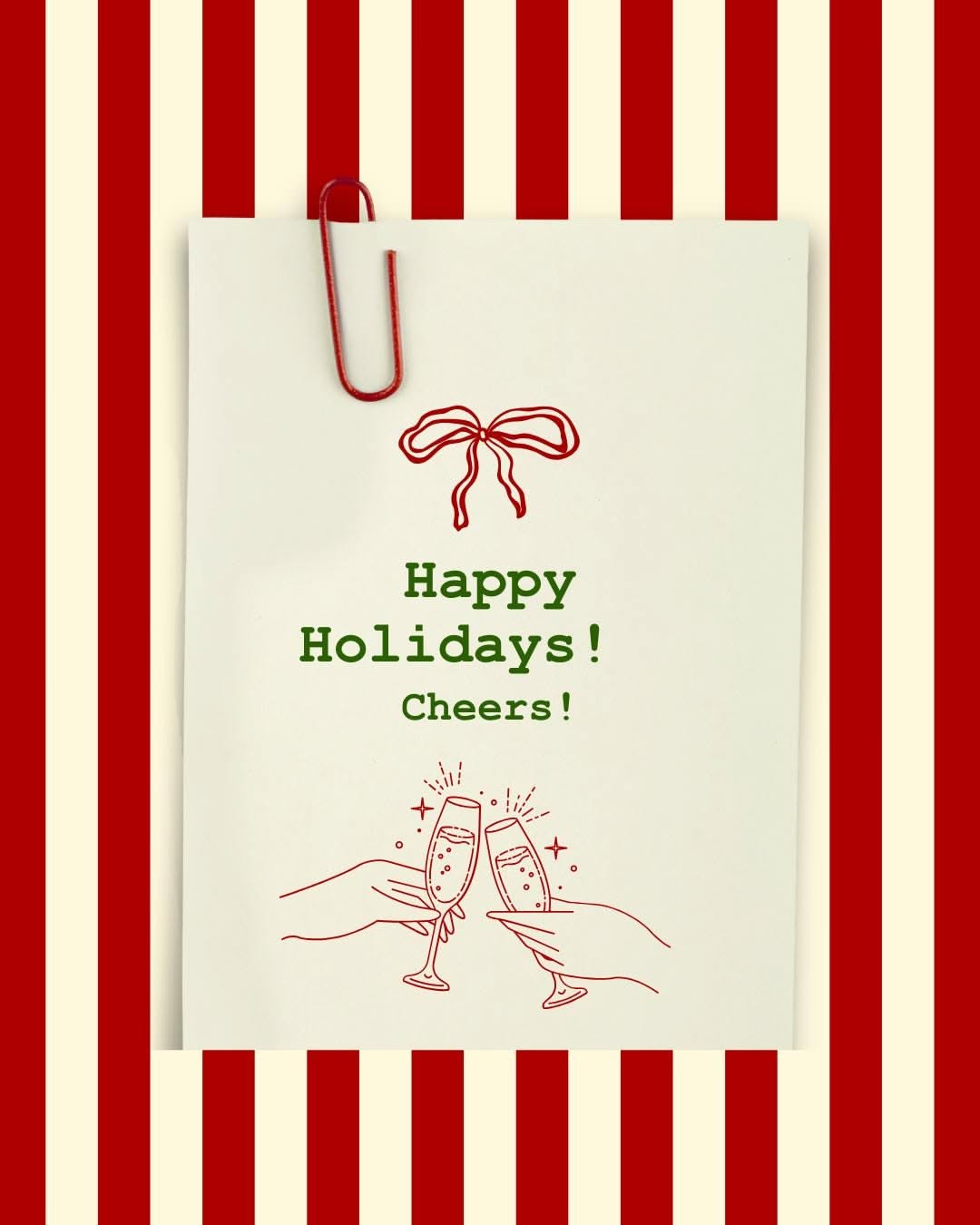 Happy Holidays Greeting Card