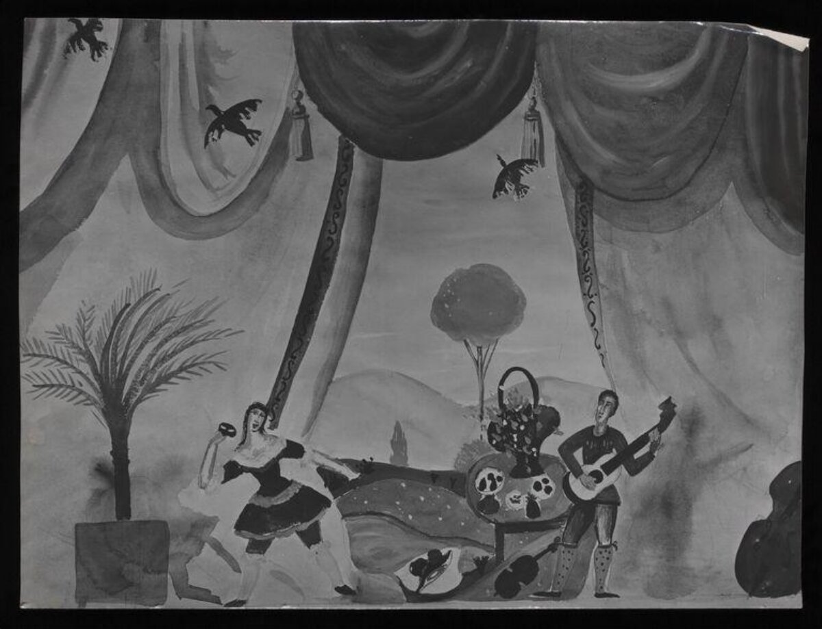 Stage Performance Design Sketch