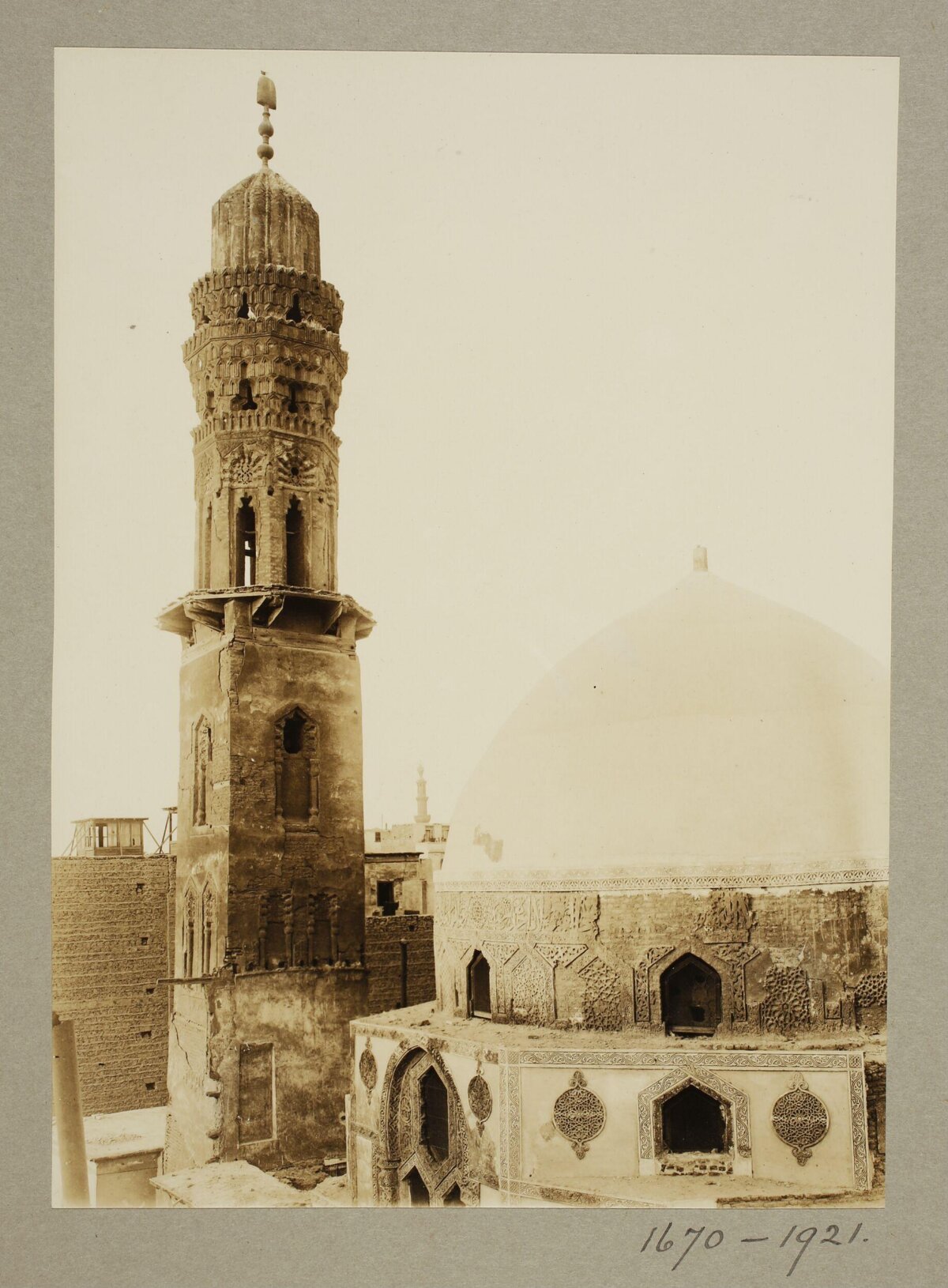 Vintage Islamic Minaret and Dome
