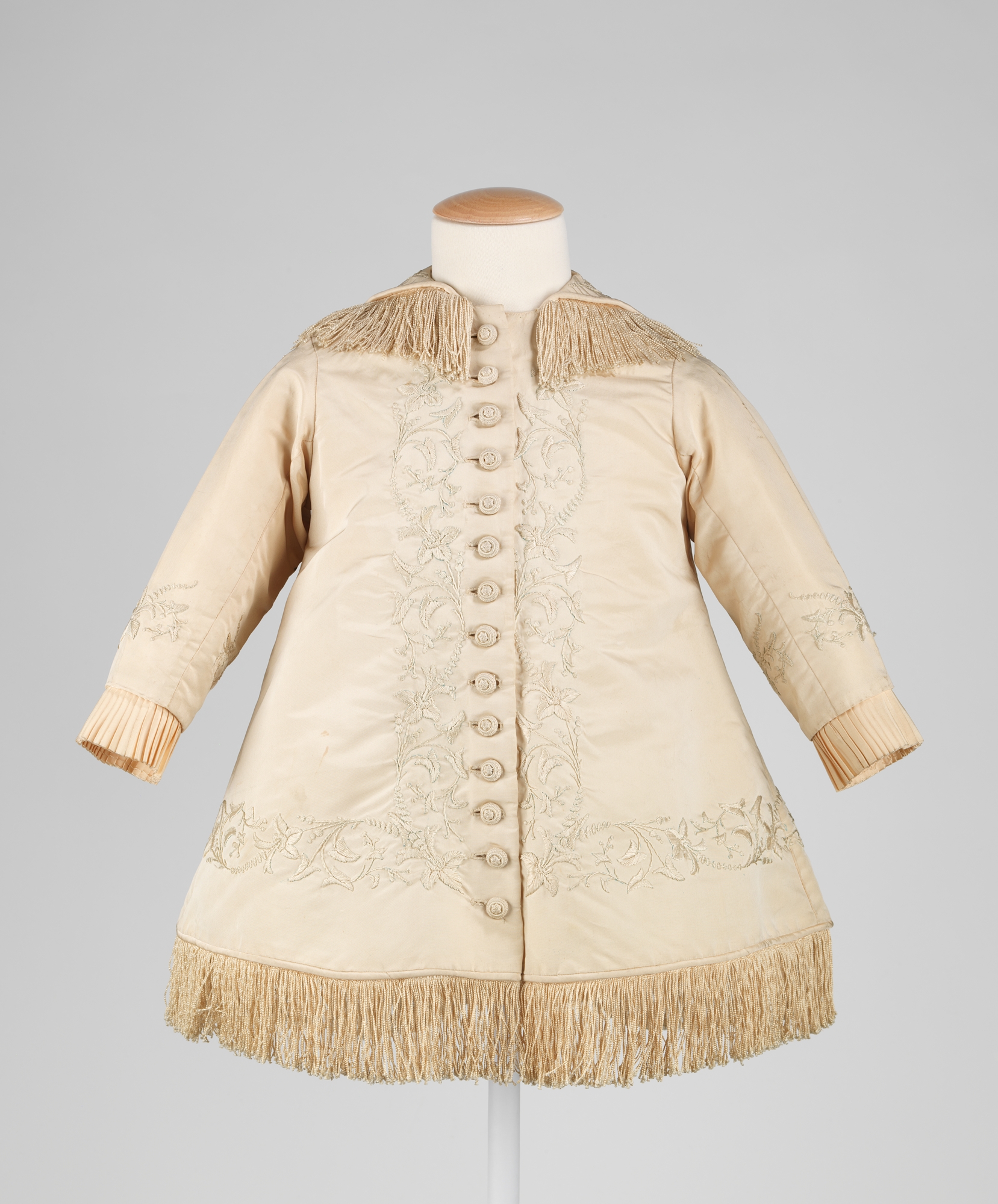 Vintage Child's Embroidered Fringed Coat