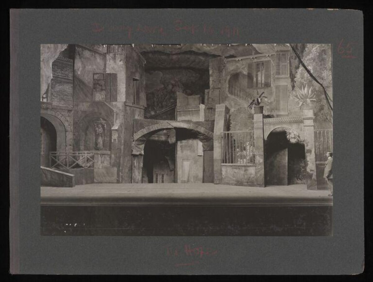 Vintage Theatre Stage Set Photo