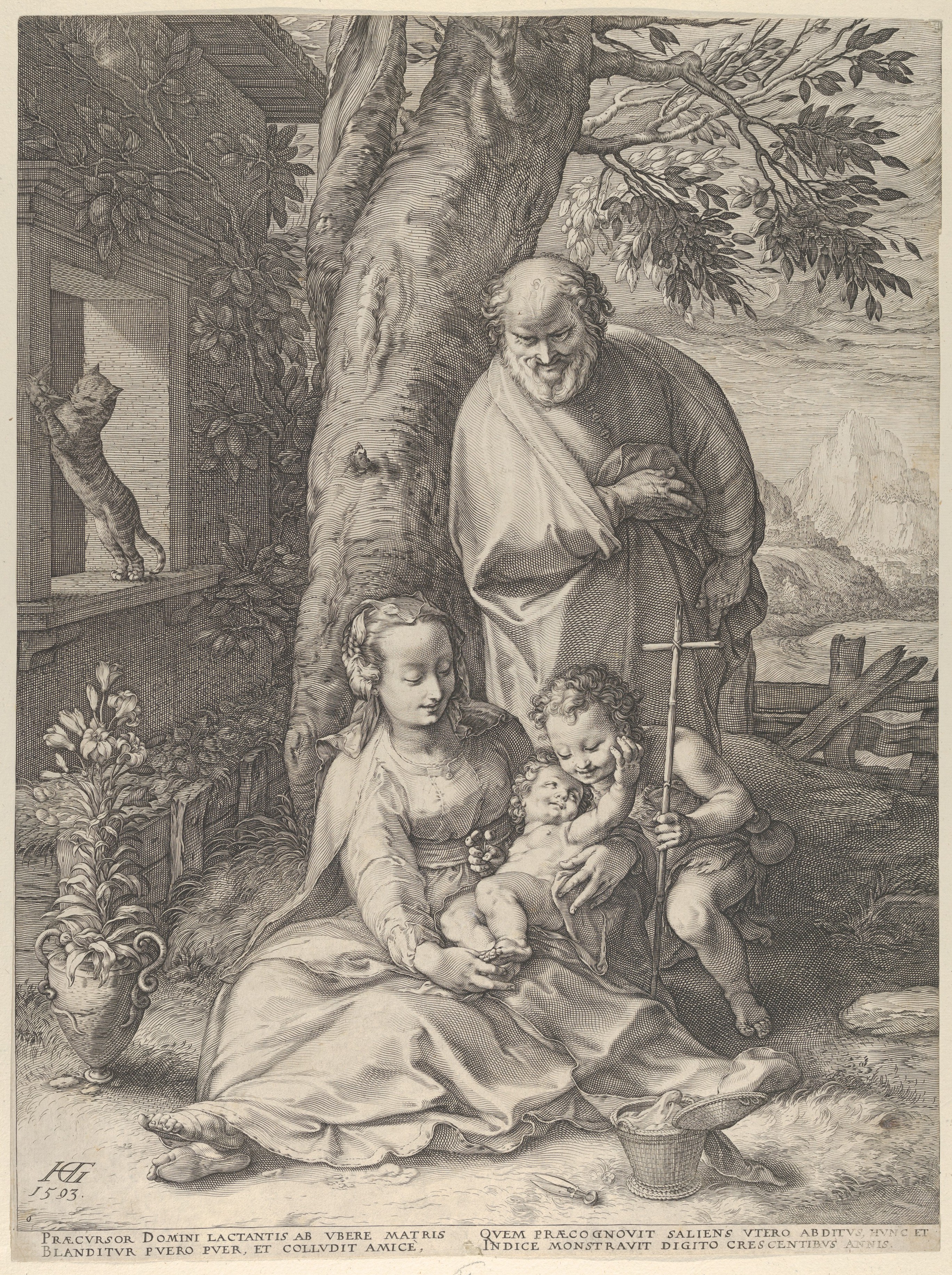 Holy Family with Infant John the Baptist