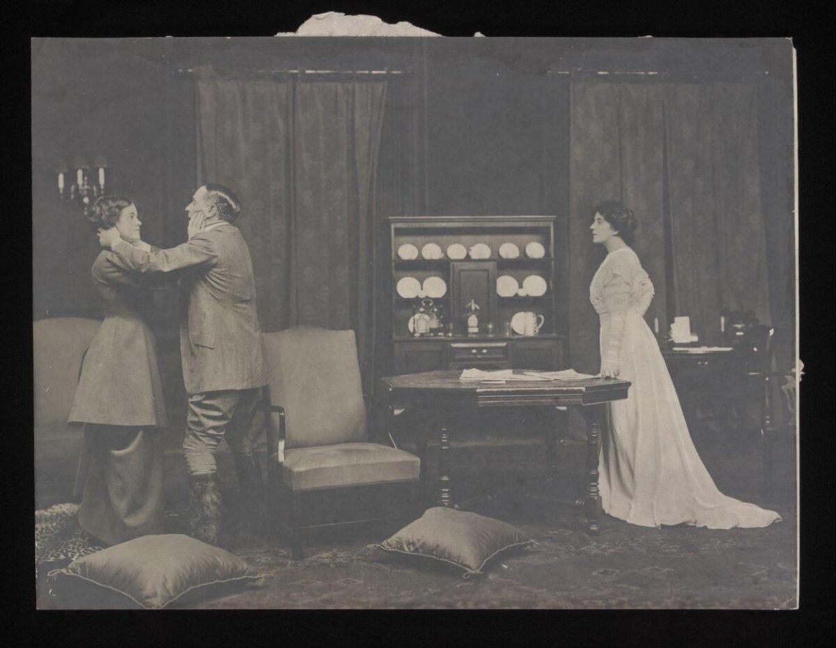 Early 20th Century Stage Play Scene
