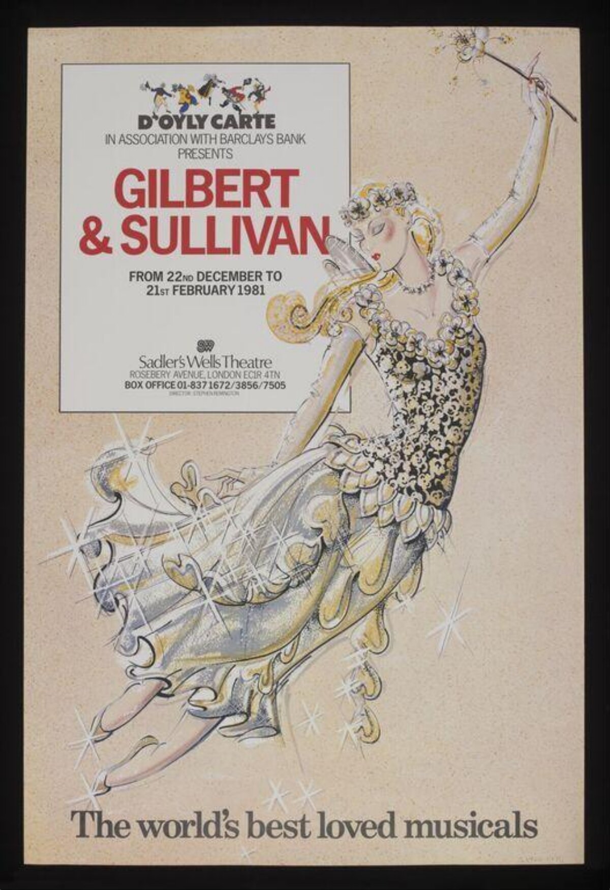 1981 Gilbert & Sullivan Theatre Poster