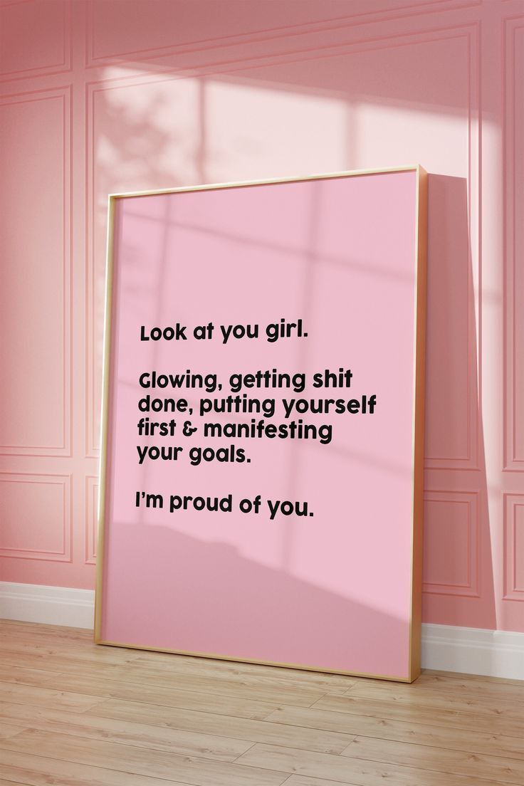 Motivational Quote Framed Wall Art
