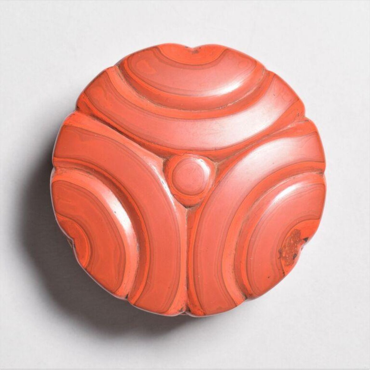 Carved Red Banded Agate Ornament