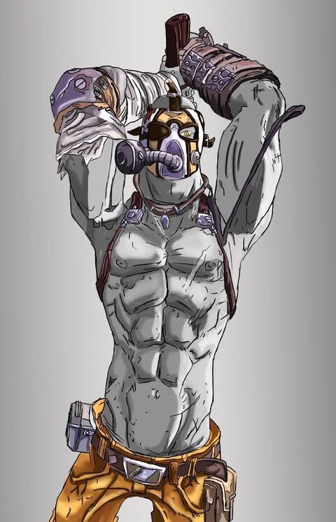 Borderlands Krieg Character Illustration