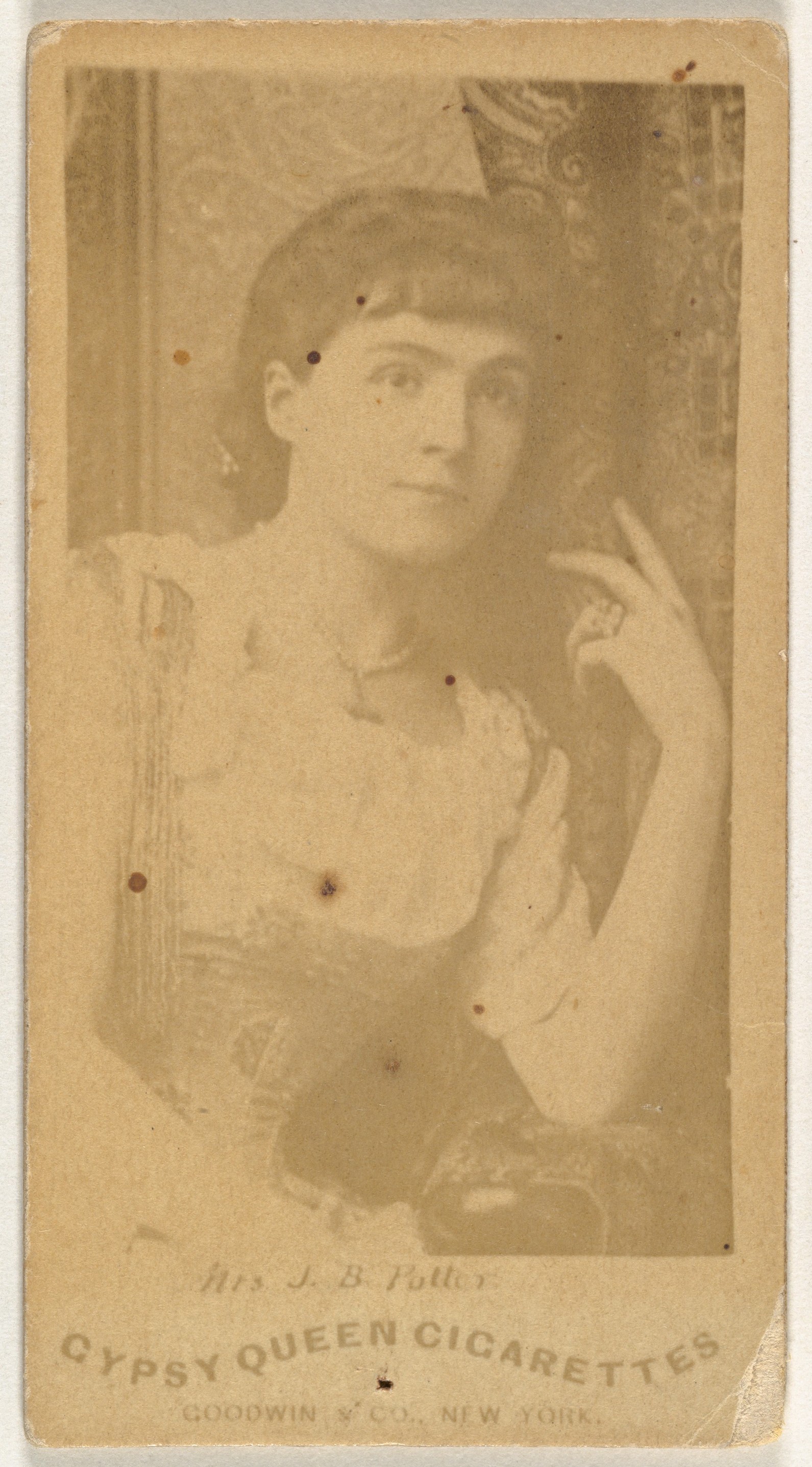 Gypsy Queen Cigarette Portrait of Mrs J.B. Potter
