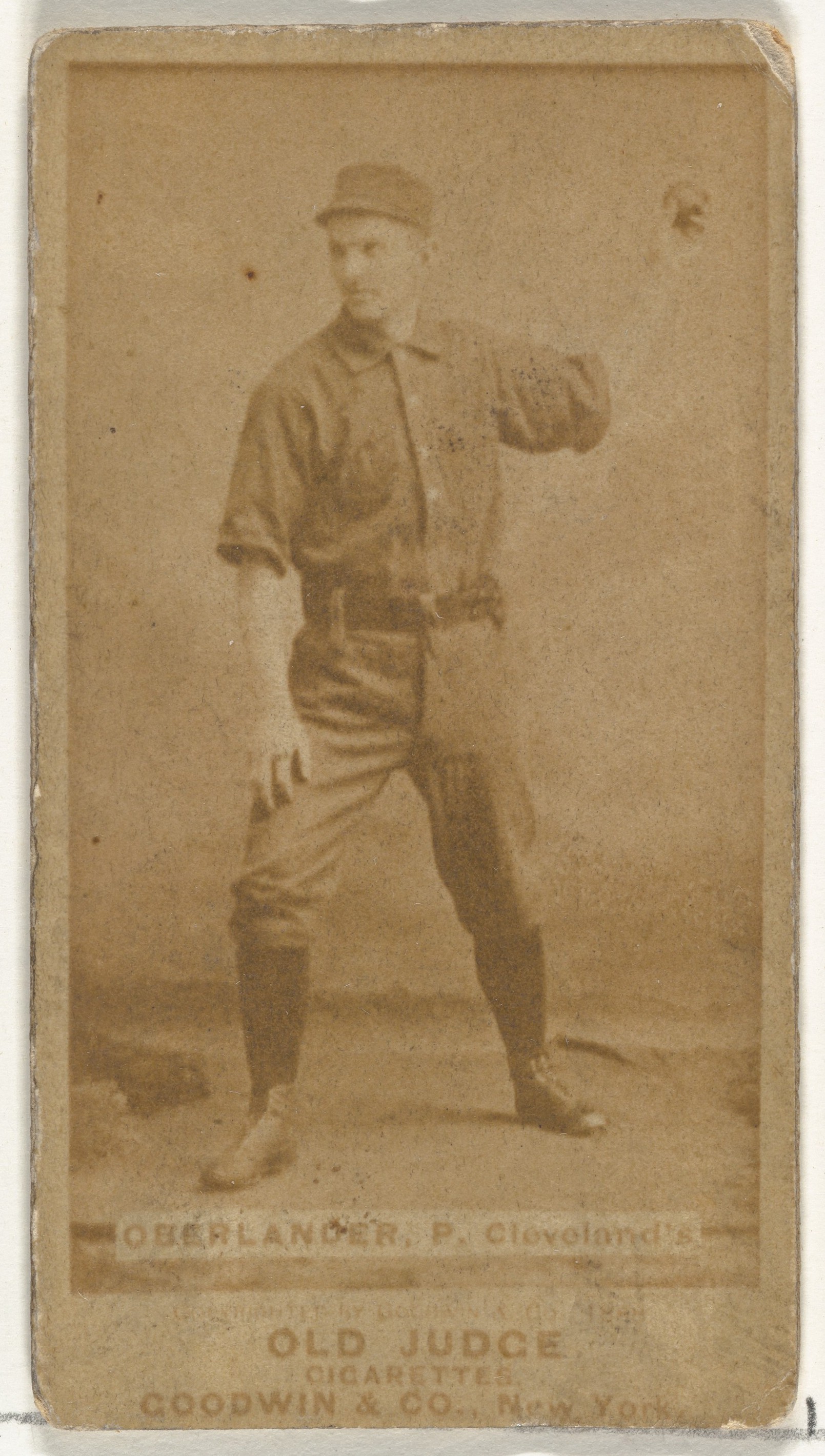 Vintage Old Judge Baseball Cigarette Card