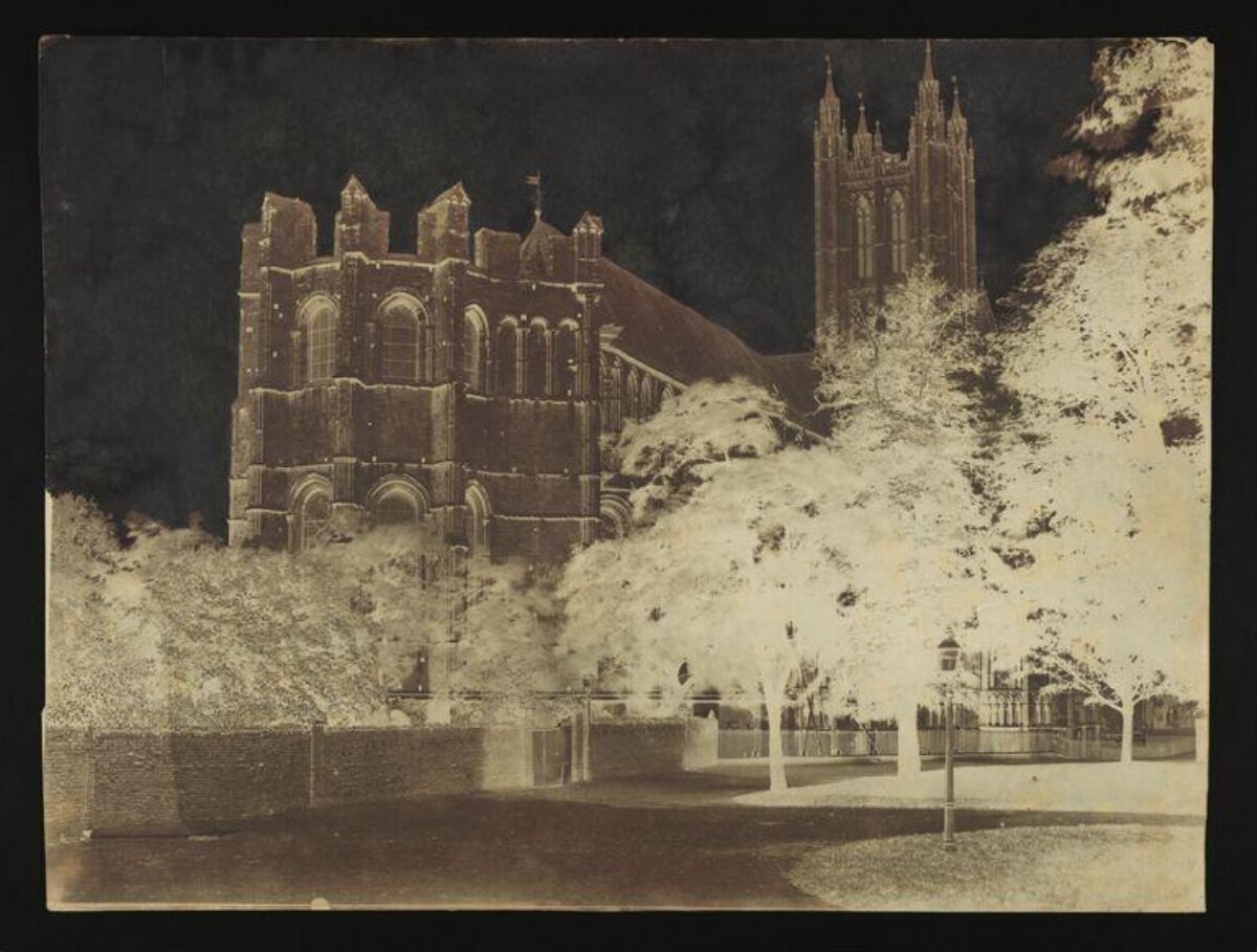 Old Photograph of Gothic Cathedral