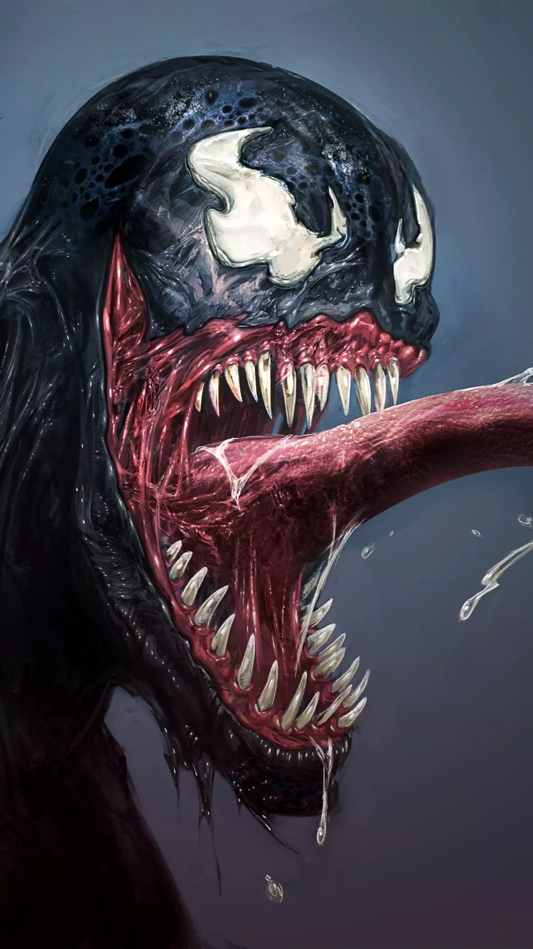 Venom Portrait Illustration