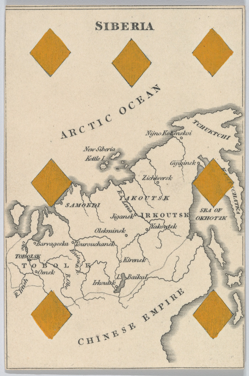 Antique Map of Siberia