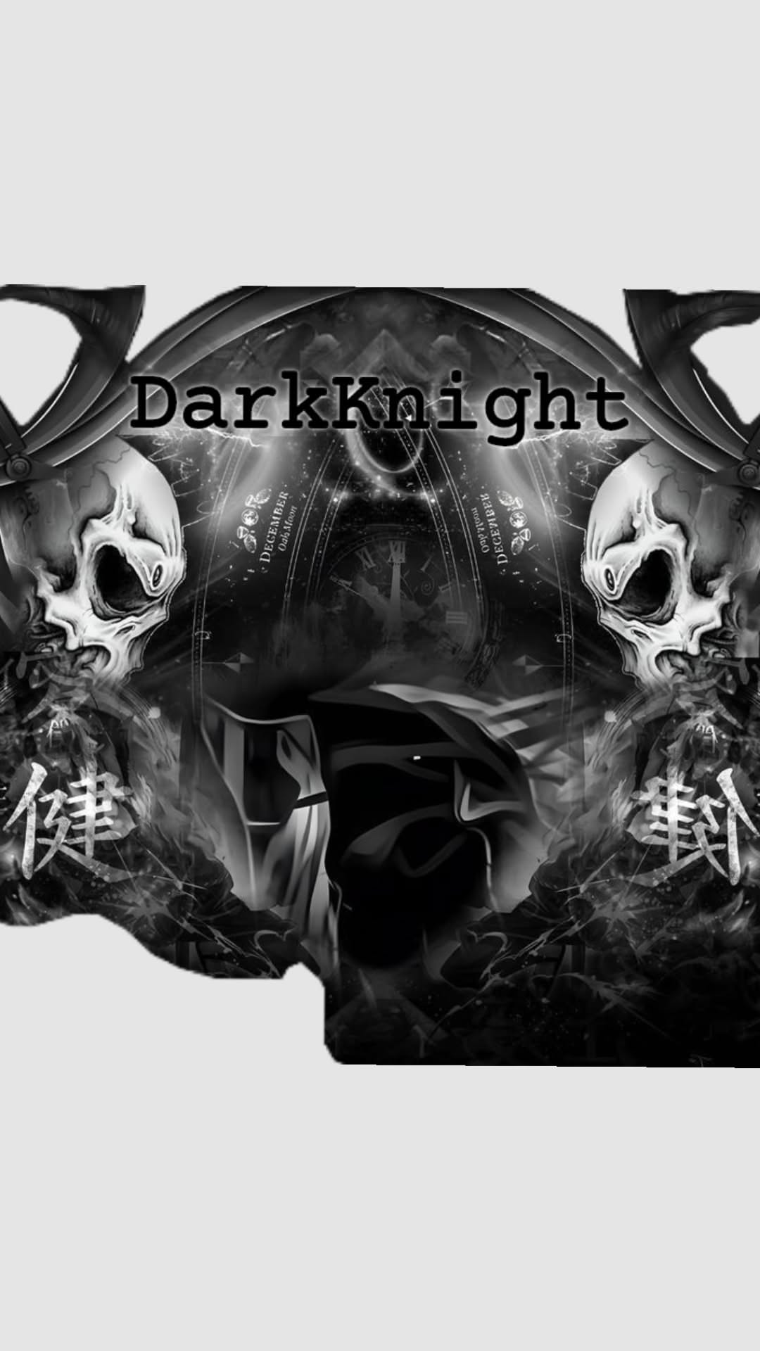 DarkKnight Gothic Skull Artwork